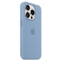 Чехол Silicone Case MagSafe Iphone 15 Pro Голубой