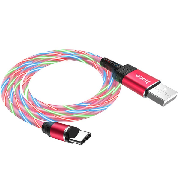 Кабель USB HOCO U90 Ingenious USB - Type-C 2А 1 м Красный