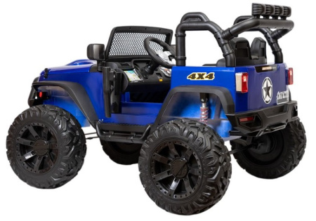 Детский электромобиль Jeep JC 666 24V Синий краска