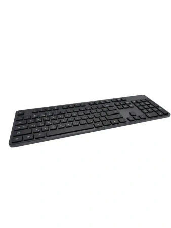 Клавиатура Xiaomi WXJS03YM Black с русскими и английскими символами, вид под углом
