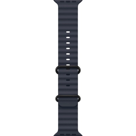 Apple Watch Ultra 2 (2024) 49mm Black Titanium Case with Navy Ocean Band (MYTC3+MYPA3)