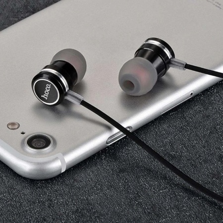 Проводные наушники Hoco M16 Ling, Jack 3.5mm, 1.2 м, черный