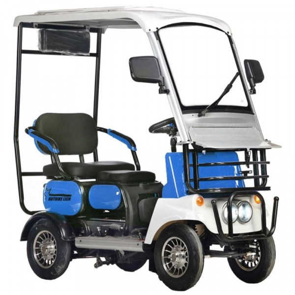 Электроскутер четырехколесный Rutrike Лич (Синий-3270)