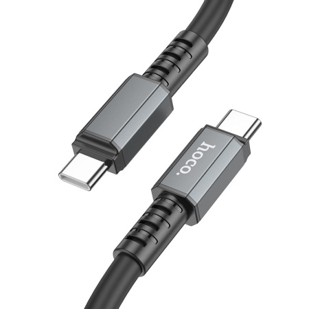 Кабель Hoco X85 Strength 60W Type-C to Type-C 1m (Black)