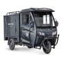 Грузовой электротрицикл Rutrike КАРГО Кабина Дуал (Черный матовый-2825)