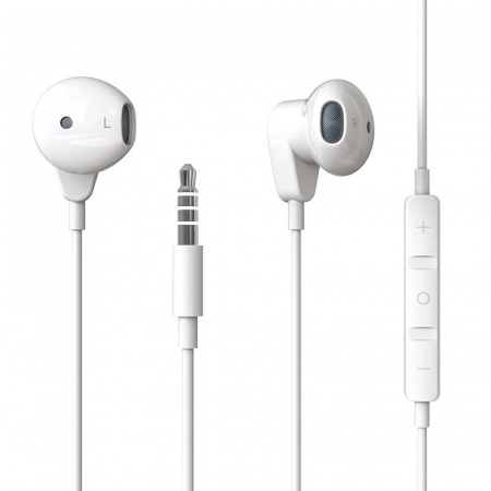 Проводные наушники ME518-T, Jack 3.5mm, белый
