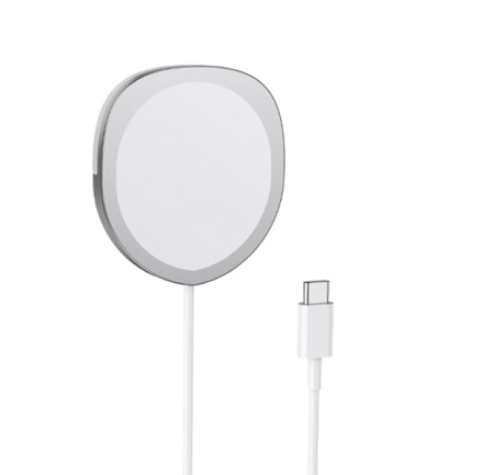 Беспроводное зарядное устройство с подставкой MagSafe Borofone BQ12 Белый