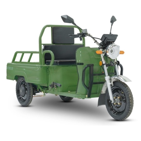 Грузовой электротрицикл Rutrike Амулет 1100 72V1000W (темно-зеленый-2836)