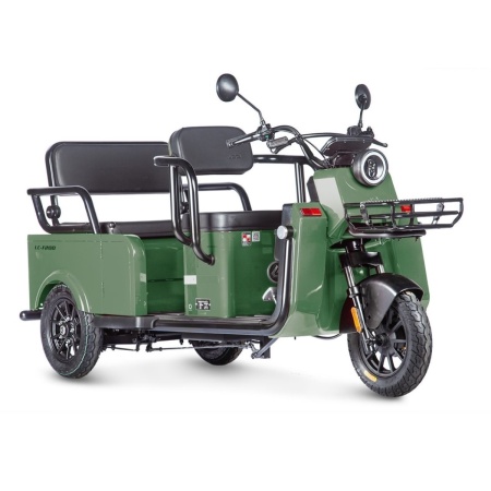 Электротрицикл Wanshida LC-F200 60V 1000Вт (Зеленый-3081)