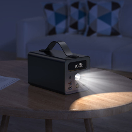 Внешний аккумулятор Hoco J138 60000mAh 22.5W+PD20W+DC12V (черный)