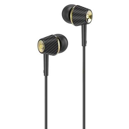 Проводные наушники Hoco M70 Graceful, Jack 3.5mm, 1.2 м, черный