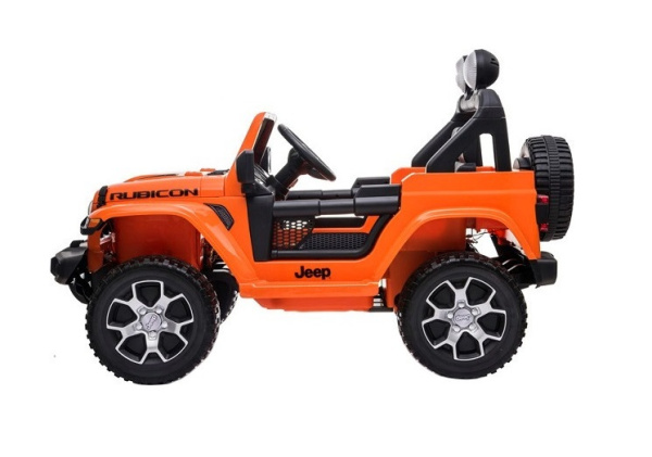 Детский электромобиль Джип Jeep Rubicon DK-JWR555 оранжевый