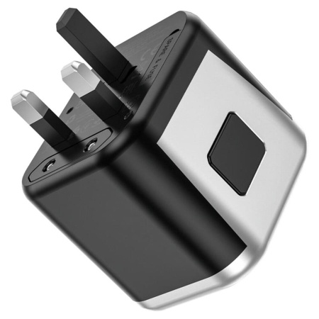 Зарядное устройство для всех стран мира Hoco AC5 Travel Companion, 2USB+1розетка, Черный+Серебристый
