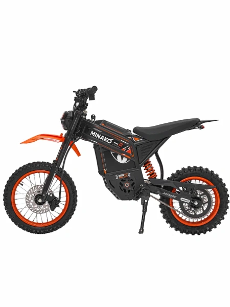 Электропитбайк Minako Pit X 48V 23Ah — Оранжевый