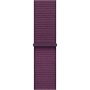 Apple Watch Series 10 GPS 42mm Rose Gold Aluminum Case with Plum Sport Loop (MWWK3)