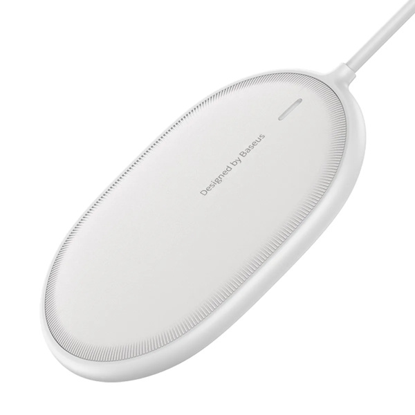 Беспроводное зарядное устройство BASEUS Light Magnetic BS-W518 (WXQJ-02) 2A 15W белый