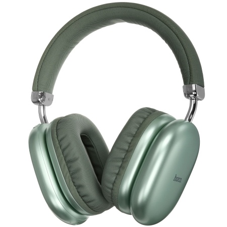 Беспроводные наушники накладные Hoco W35 Max Joy, Bluetooth, 800 мАч, зеленый