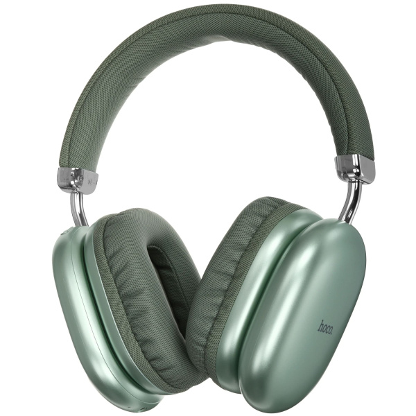 Беспроводные наушники накладные Hoco W35 Max Joy, Bluetooth, 800 мАч, зеленый