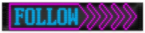Гибкая LED-панель YM-1696LD Plus 16×96 (89,8 × 19,2 см), Bluetooth