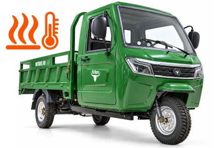 Грузовой электротрицикл Rutrike Фактор NEXT обогрев 2600 60V2000W (Зеленый)