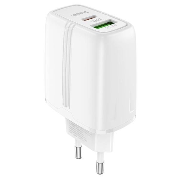 Блок питания Hoco N11 20w USB + Type-C белый