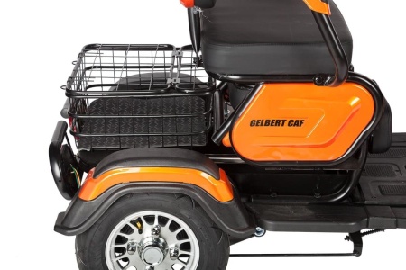 Электротрицикл Rutrike Gelbert Caf 48V/60V 600Вт (Белый-3039)