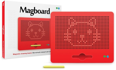 Планшет для рисования магнитами Magboard-красный