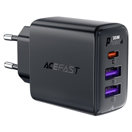 Сетевое зарядное устройство AceFast Charge A57 PD35W GaN 35W (1 USB-C+2 USB-A)