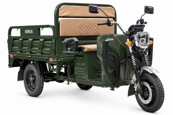 Грузовой электротрицикл Rutrike Дукат NEXT 1500 72V1500W (Зеленый-3363)