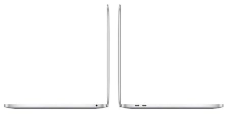 Ноутбук Apple MacBook Pro 13" (M2, 8C CPU/10C GPU, 2022), 8 ГБ, 512 ГБ SSD, серебристый MNEQ3