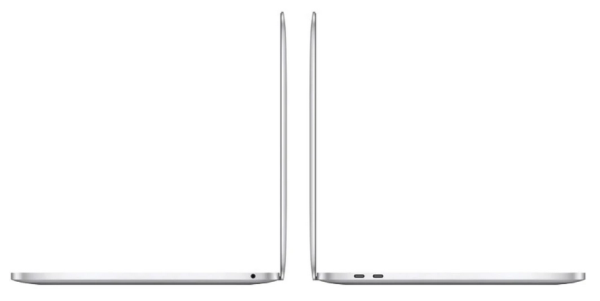 Ноутбук Apple MacBook Pro 13" (M2, 8C CPU/10C GPU, 2022), 8 ГБ, 256 ГБ SSD, серебристый MNEP3