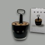 Подставка для столовых приборов SMEG (6 комплектов приборов в комплекте) Черный