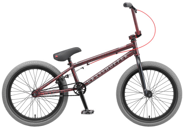 Велосипед TechTeam BMX TT Grasshopper 20"х20.5" 2020 Красно-серый