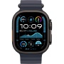 Apple Watch Ultra 2 (2024) 49mm Black Titanium Case with Navy Ocean Band (MYTC3+MYPA3)