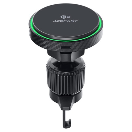 Автомобильный держатель с беспроводной зарядкой AceFast D33 15W QI2 Black