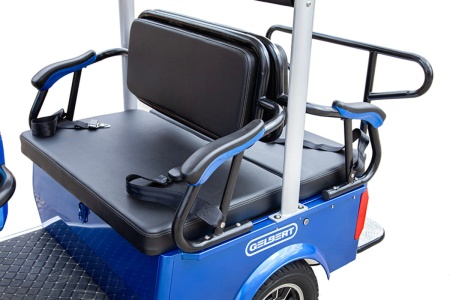 Гольфкар мини Gelbert Sirma 60V 1200Вт (Синий-2919)