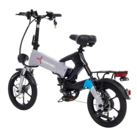 Электровелосипед Yokamura Combo 16 Grey Black (48V/11Ah)