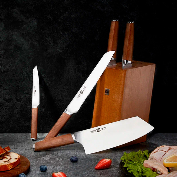 Набор ножей Huo Hou 6-piece German Steel Kitchen Knife Set HU0158