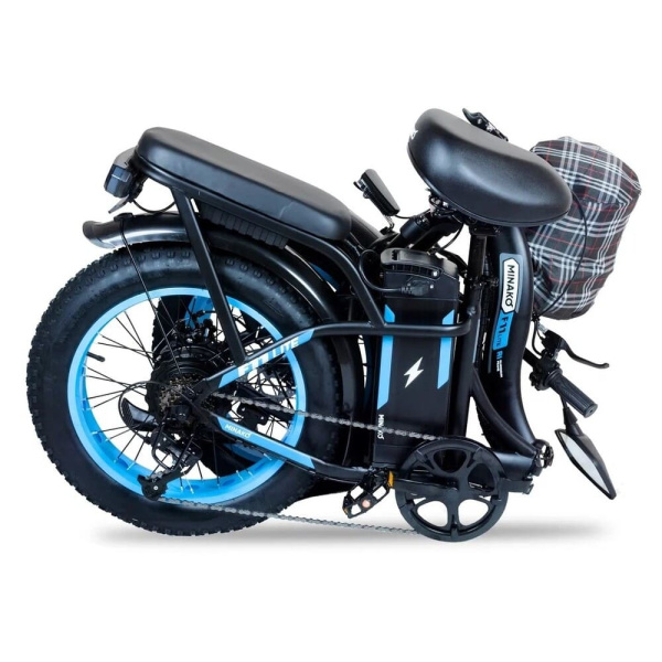 Электровелосипед Minako F11 Lite 20Ah Синий (спицы)