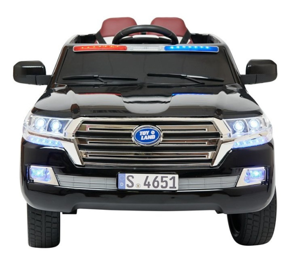 Детский электромобиль Джип Land Cruiser Police YBH4651 4x4 Черный краска