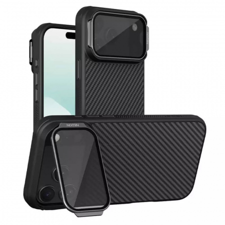 Чехол NILLKIN CarboProp Magnetic case (Translucent Black Camera cover) 17 Pro Max Black