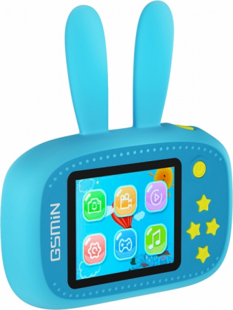 Детская камера Кролик GSMIN Fun Camera Rabbit синий
