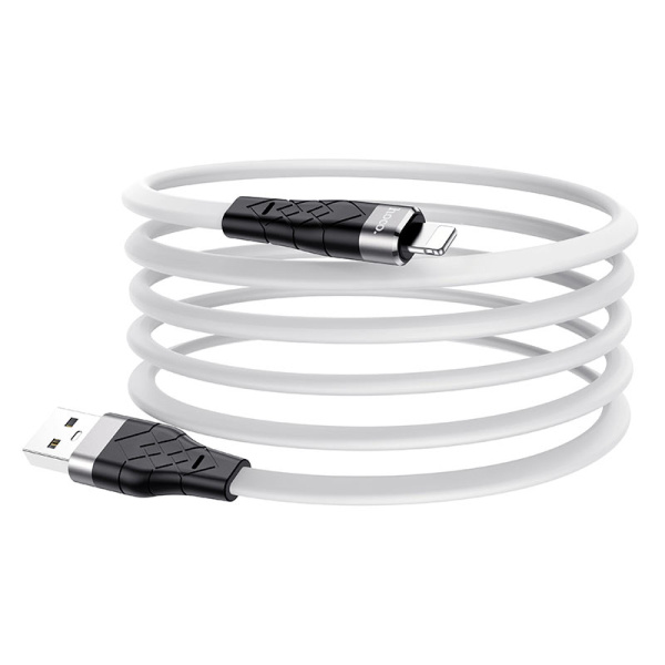 Кабель USB HOCO X53 Angel USB - Lightning  2.4А 1м (Белый)