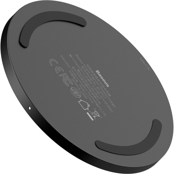 Беспроводное зарядное устройство BASEUS Simple Magnetic BS-W517, 2A, 15W, (WXJK-E02) белый