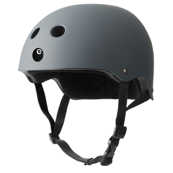 Шлем защитный Eight Ball Gun Matte (14+) - серый