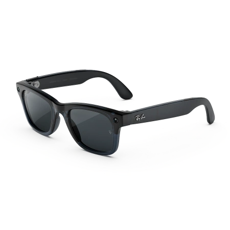 Умные очки Ray-Ban Meta Wayfarer Gen 3 Shiny Black / Polarized Green, Large