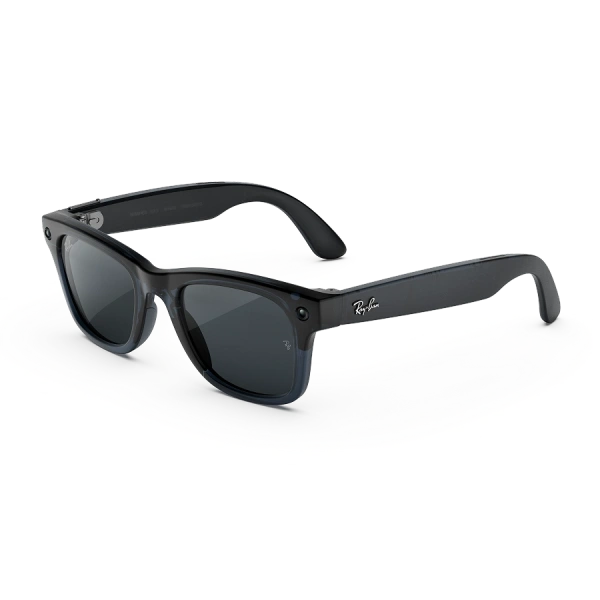 Умные очки Ray-Ban Meta Wayfarer Gen 3 Shiny Black / Polarized Green, Large