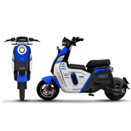 Электроскутер Wenbox U-720 1500W (60V/30Ah) Бело-синий