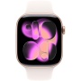 Apple Watch Series 11 GPS 46mm Rose Gold Aluminium Case with Light Blush Sport Band - S/M