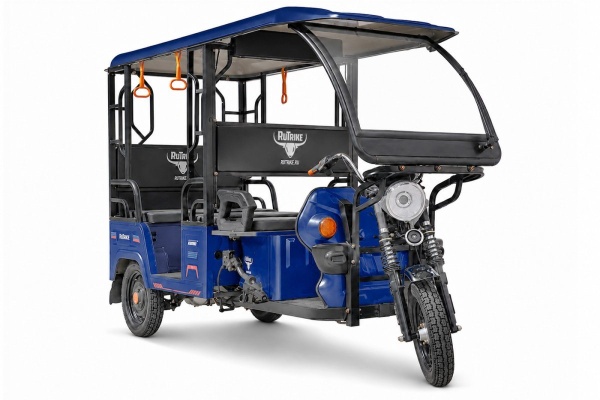 Электротрицикл Rutrike Рикша 60V2000W (Синий-3294)